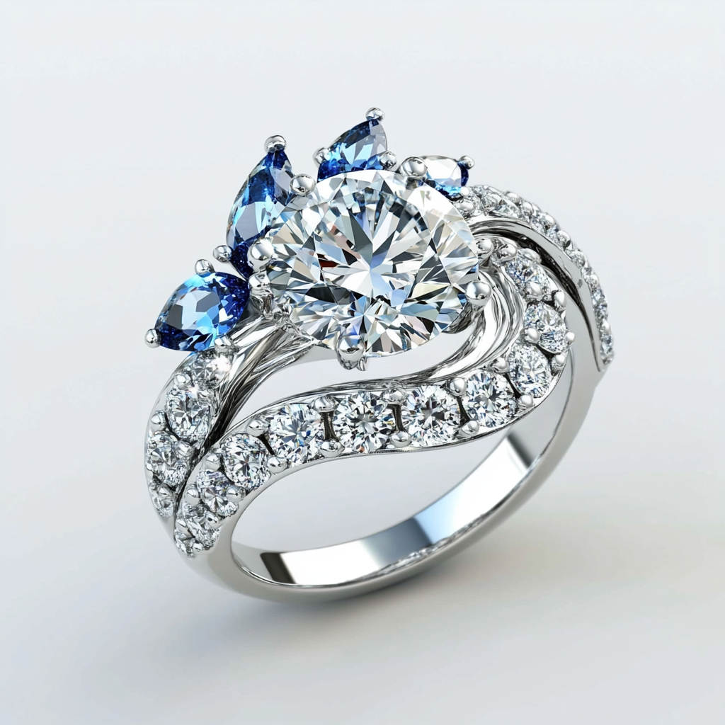 Artistic Diamond Ring - Galaxy Series