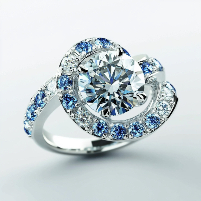 Artistic Diamond Ring - Galaxy Series