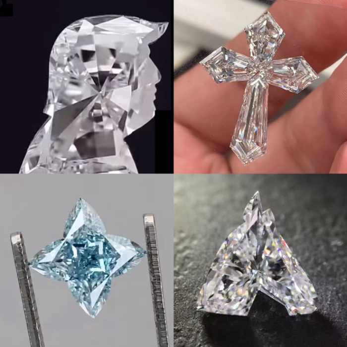 Creative-Cut Loose Lab-Grown Diamonds